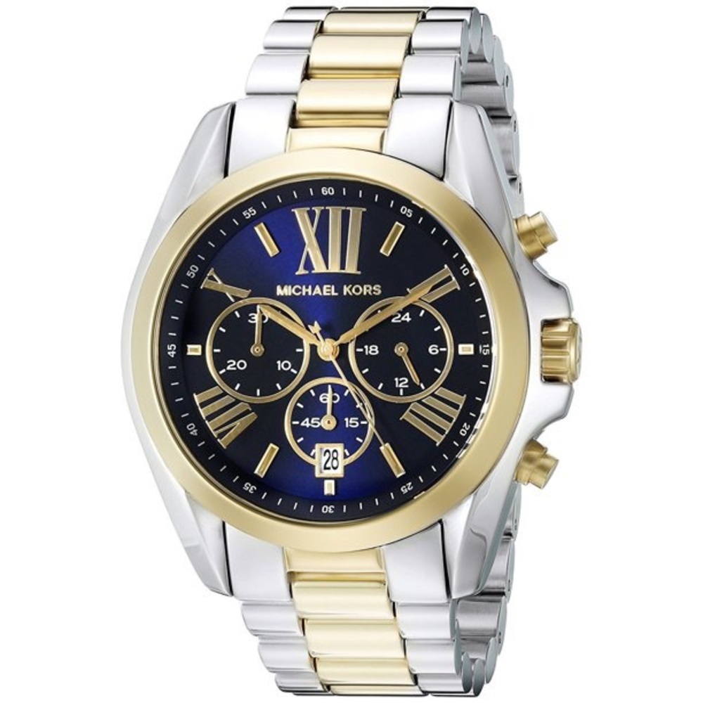 Michael Kors Women’s Bradshaw Two-Tone Watch 43mm